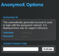 Activation Premium Code Anonymox ~ DibalikMalam.com